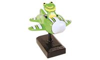 Image de Frosch im Flugzeug gelb