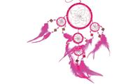 Imagen de Traumfänger mit Spiegel 11cm pink