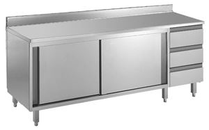Immagine di Arbeitsschrank, 1800x700x850mm, CNS 18/10,