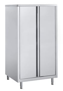 Bild von Geschirrschrank aus CNS, 800x600x2000mm, 2 Türen,