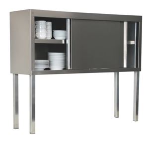 Bild von Tischaufsatzschrank, 2000x400x1150mm, aus Chromstahl