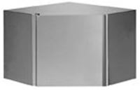 Picture of Eckschrank, 850x850x650mm, CNS 18/10, mit höhen-