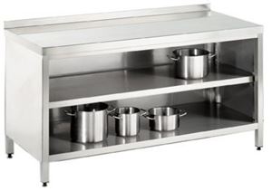 Imagen de Arbeitsschrank, 500x700x850mm, voll aus Edelstahl 1.4301