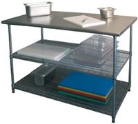 Picture of Arbeitstisch, 1300x690x880-900 mm, Füße höhenverstellbar,