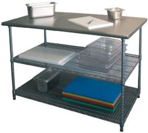 Picture of Arbeitstisch, 1300x690x880-900 mm, Füße höhenverstellbar,