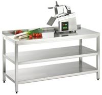 Bild von Arbeitstisch 1400x700x850mm, Edelstahl