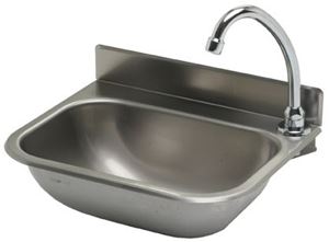 Bild von Handwaschbecken 380x290 mm, Edelstahl,