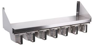 Bild von Gewürzregal, 1000x300mm, aus Edelstahl