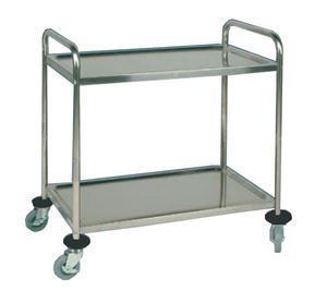 Bild von Servier-/Transportwagen, 855x535x930mm, mit 2 Borden