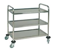 Bild von Servier-/Transportwagen, 855x535x930mm, mit 3 Borden