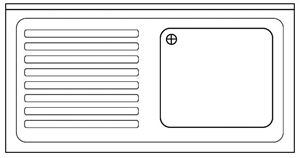 Imagen de Spülabdeckung 1400 x 700x40mm