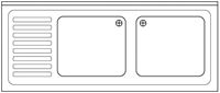 Изображение Spülabdeckung 1500 x 600x40mm