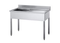 Bild von Spültisch, 1200x700x850 mm, 1 Becken LINKS,