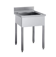Bild von Spültisch 800x700x850mm, 1 Becken, OHNE Abtropffläche,