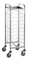 Bild von Tablettwagen, 515x610x1460 mm, für 10 x Tabletts,