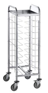 Bild von Tablettwagen, 515x610x1460 mm, für 10 x Tabletts,