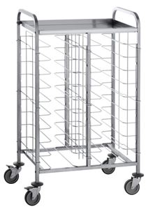 Bild von Tablettwagen, 935x610x1460 mm, für 20x Tabletts,