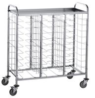 Bild von Tablettwagen, 1355x610x1460mm, für 30x Tabletts,