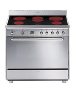 Picture of Edelstahl-Glaskeramikherd 900 x 600 x 900 mm,