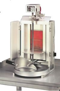 Bild von Gas-Gyrosgerät Potis GD1, 340x420x605mm, komplett, mit Fett-