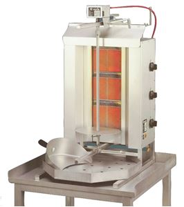 Bild von Gas-Gyrosgerät Potis GD3, 525x680x920mm, komplett, mit Fett-