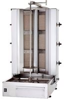 Picture of Gas-Gyrosgerät 3 Brenner, 550x715x900mm, aus Edelstahl,