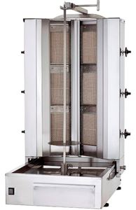 Picture of Gas-Gyrosgerät 3 Brenner, 550x715x900mm, aus Edelstahl,