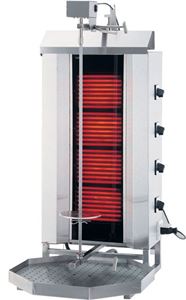 Picture of Elektro-Gyrosgerät 4 Brenner, 550x700x1120mm, aus Edelstahl