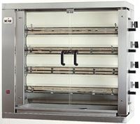 Bild von Hähnchengrill, Gas, 1098x480x1000 mm, 4 Spieße für 20-24