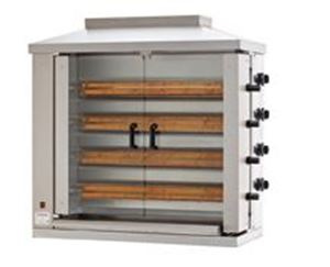 Bild von Hähnchen Grillgerät, 1150x530x1140mm, 230 V, 90 Kg, mit 4