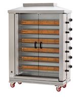 Bild von Hähnchen Grillgerät, 1150x530x1660 mm, 230 V, 160 kg, mit 6
