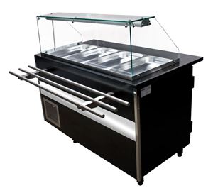 Bild von Salattheken 2500x1250x800 mm,7 x 1/1 GN,