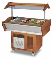 Bild von Gastro Buffet Salatbar, 1200x900x850/1350 mm, 389 W, 220 V,