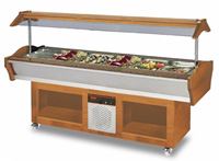 Bild von Gastro Buffet Salatbar, 2200x900x850/1350 mm, 790 W , 220 V,