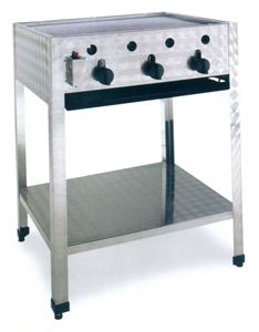 Bild von Gas-Kombibräter, Abmessungen: 650x530x830 mm,