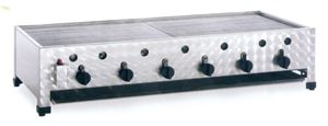 Bild von Gas-Kombibräter, Abmessungen: 1145x530x280 mm,