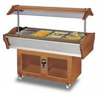 Bild von Gastro Buffet HOT, 1550x900x850/1350 mm, 2 x 1,25 kW,
