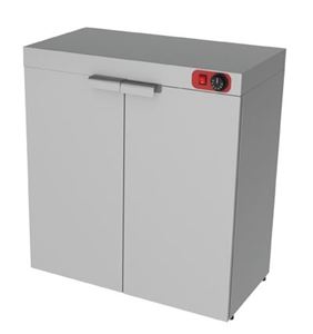 Εικόνα της Wärmeschrank, 800x460x870mm, Edelstahl, 2 Türen,