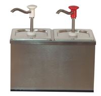 Bild von GN-Edelstahl- Pumpspender für Soßen, 340x185x350mm