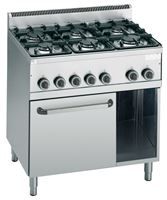 Bild von Gasherd mit 6 Brennern 900x600x900 mm, und Elektro-