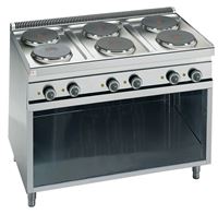 Picture of Elektroherd, 6 Platten, 1200x700x850 mm