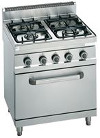 Bild von Gasherd mit 4 Brennern, 800x700x900 mm, 79 kg,