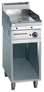 Bild von Griddleplatte Gas, 400x700x900 mm, glatte Bratplatte,