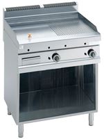 Bild von Griddleplatte Gas, 800x700x900 mm, mit offenem Unterbau,