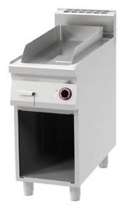 Bild von Griddleplatte gerillt 400x900x900mm, Arbeitsplatte aus Edel-