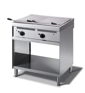 Bild von Gas-Lavasteingrill, 800x700x900mm