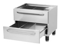 Bild von Untergestell mit 2 Schubladen,  660x530x570-630 mm