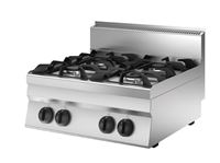 Bild von Gas-Kocher mit 4 Kochstellen, 
700x650x295/490mm