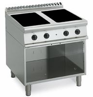 Picture of Ceranherd 800x900x870 mm, 4 Felder offener Unterbau,