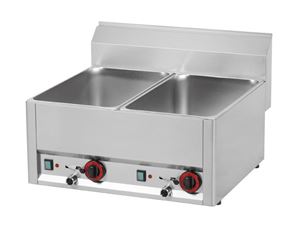 Picture of Elektro Bain Marie mit Fettablasshahn, 660x600x290 mm,